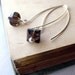 Charleston Earrings. Smoky Quartz and Silver