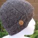 Maggie, Vintage Style Cabled Cloche - PDF Download