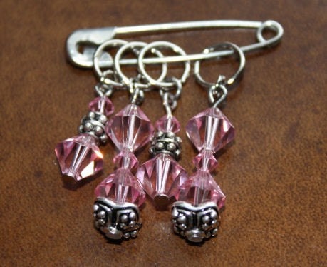 Pretty 'n Pink Stitch Markers