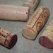Wine Cork Board Memo Strip Rustic 5x13