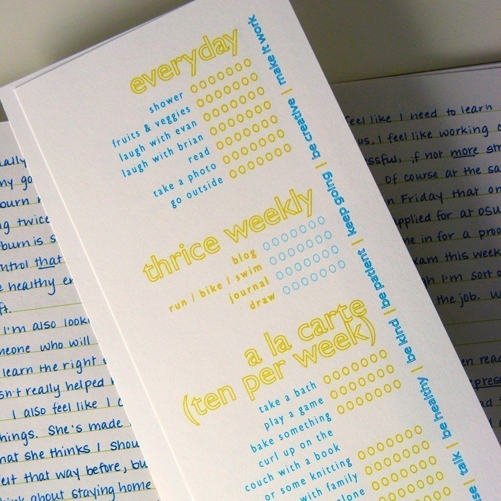 NEW PRICE -- Feelgood List -- Custom Printable Life List