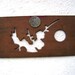 Vintage Japanese Wood Kashigata Stencil - Plum Blossoms And Tree -