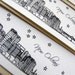 New Orleans, Louisiana - United States - City Skyline Series - Notecards (8)