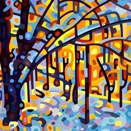 Abstract Fine Art Print 13x19 - Winter Light