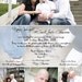 Double sided cardstock Save the Date/Announcement
