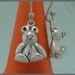 Adorable Bear sterling silver earrings
