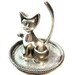 Ring Holder Tray, Cat / Kitten, Vintage Jewelry Holder