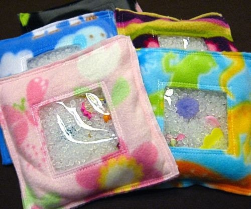 Toddler Party Pack of 5 Mini I Spy Bags, party favors, eye spy bags, seek and find pillows, educational birthday gift, party favors