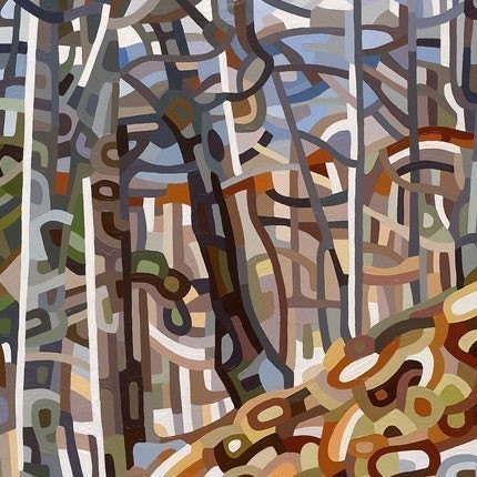 Abstract Fine Art Print 13x19 - Winter Hill