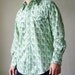 Western style green floral print shirt, Western Fashions, 16-34, large, mens - Vintage clothing by KitschWear on Etsy