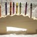 Alligator Crayon Holder, Wood, Unpainted for DIY projects or All Natural families
