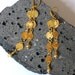 Long dangle earrings - handmade 22k gold plated sterling silver jewelry