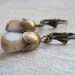 Antique Pink Drop EARRINGS