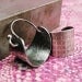 Linen Hoops Sterling Silver