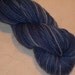 Periwinkle variegated tones 2 ply mohair merino sport weight yarn