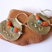 tribal silver hoops and authentic coral beads, sterling earrings