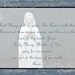 Hail Mary Art Print in Blue with Our Lady of Lourdes (5x7 print)