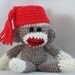 PDF - Sock Monkey Amigurumi Crochet Pattern