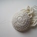 Medium Moon Jellyfish in Unbleached Merino Wool