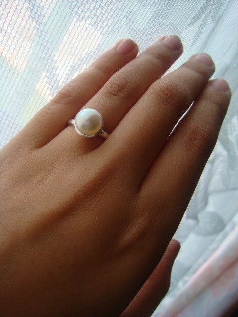 Classic Pearl Ring- Made to order ring