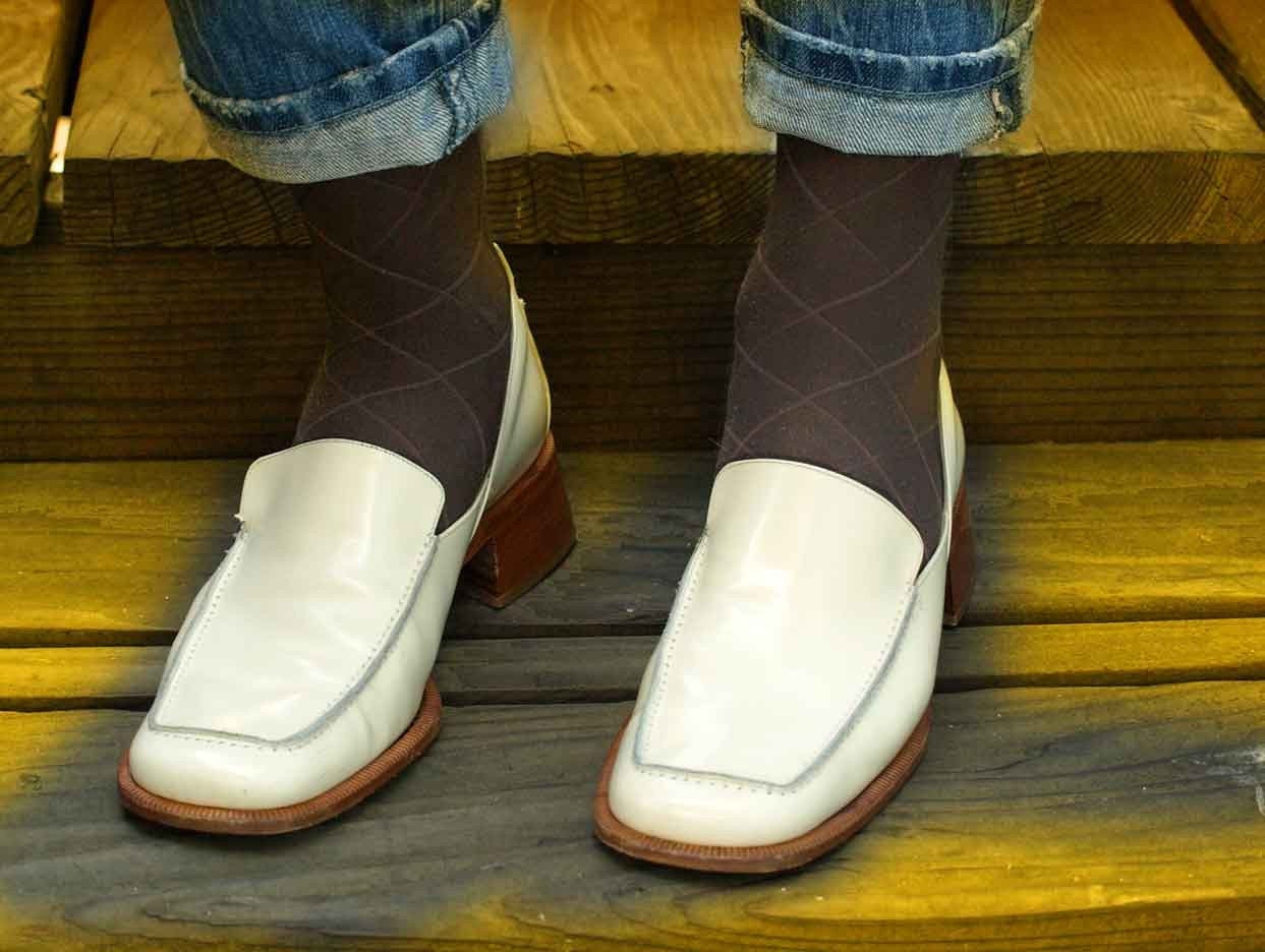 Vintage 80s Leather Loafers