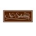 SALE- No Soliciting Framed Door Decal - Vinyl Sicker - Vinyl Decal - Vinyl Lettering- Buy 2 Get 1 Free
