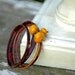 Reserved for UniqueMonique22 - Citron Spice - Enameled Bangle Set