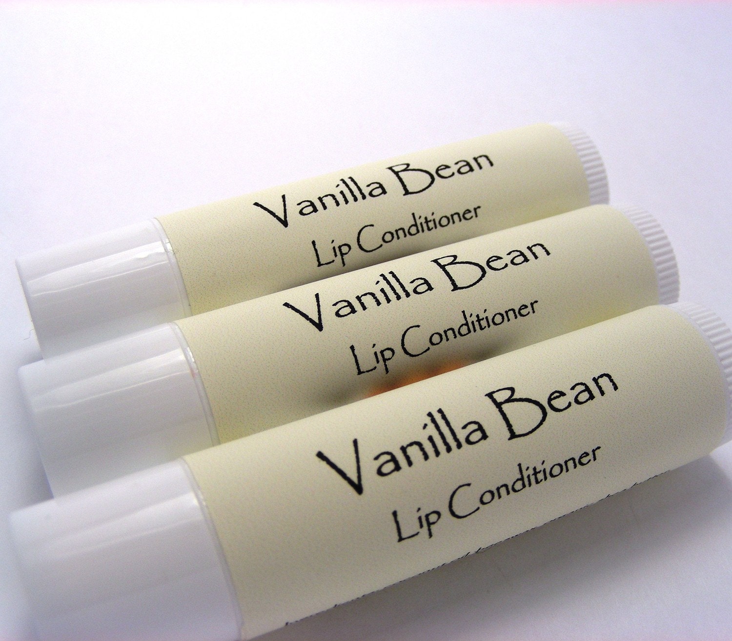 Vanilla Bean All NATURAL Lip Balm with organic shea butter and vitamin e - ships FREE with purchase