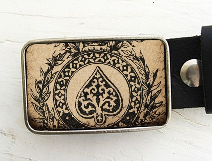 Belt Buckle Ace of Spades, Father's Day, gifts under 30