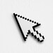 Mac Pixel Cursor brooch