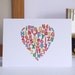 Fridge Magnet Heart - card