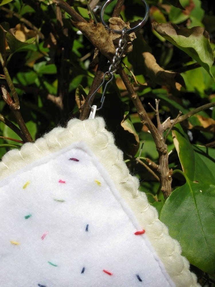 Poptart Key chain Pouch by PinkFrog4U on Etsy