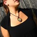 The heart of it all, recycled spoon pendant eco friendly silverware necklace