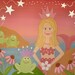 Mermaid Princess & Frog Prince Kids Wall Art for Kids Room Art - Girls Kids Art Prints from Original Kids Paintings by TwoLittleWitches
