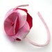 Pink Rose Headband for Little Girls