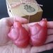 Valentine's Day SOAP-I Give You My Heart-Anatomically Correct HEART Box Set-Glycerin Soap-Merlot Wine Scented