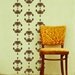 Vinyl Wall Decal, Vintage Floral Damask- 18 Graphics-  Wallpaper, Sticker, item 10033