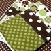 Kitchen Dish Tea Towels- Set of Two in Robert Kaufman Metro Market Apples in Spring by Ann Kelle