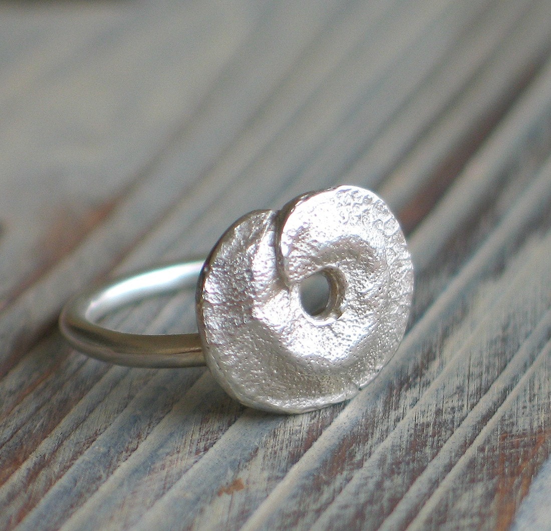 Paros island's Pod sterling Ring