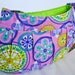 Small Buttercup Bag--Purple Carnival Bloom--READY TO SHIP