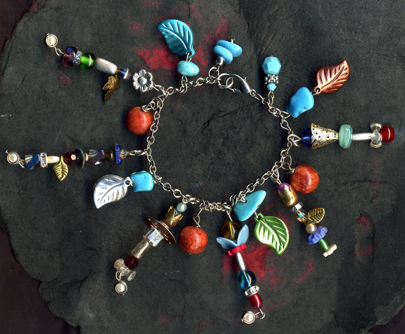 THE BLOOM BRACELET a bracelet of handmade charms