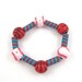 B Balls - KIDS Bracelet (Baseball, Basketball, Red, Turquoise)