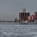 Good Morning Detroit - daytime panoramic fine art print