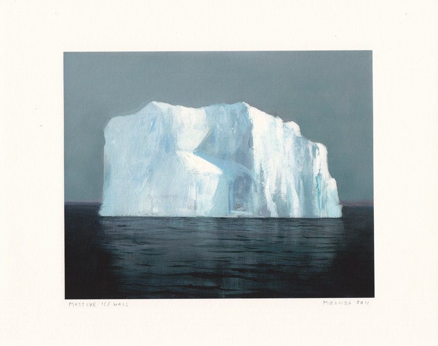 Massive Ice Wall - Archival Print