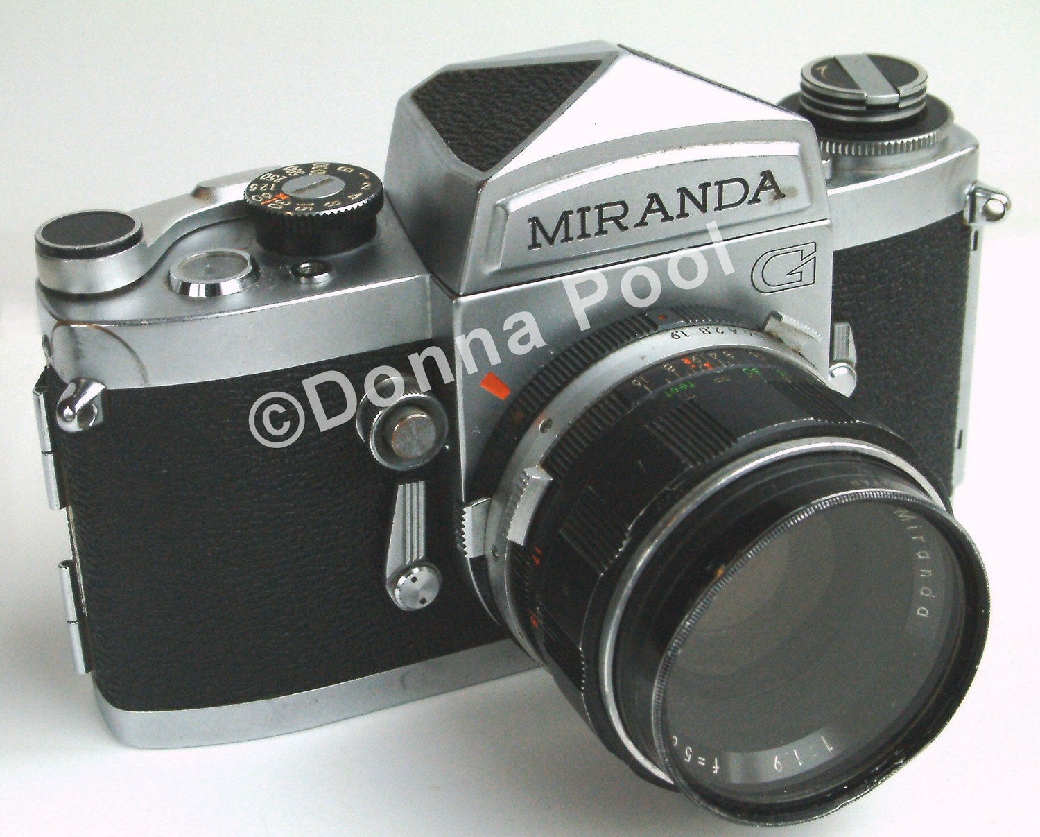 5x7 Photo Print Vintage Camera Miranda G 35mm SLR