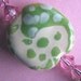 Pink and Green Kazuri and Swarovski Crystal Beaded Necklace - A great spring necklace for yourself or a gift