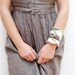 Where the Forest Meets the Sea- Textile Cuff