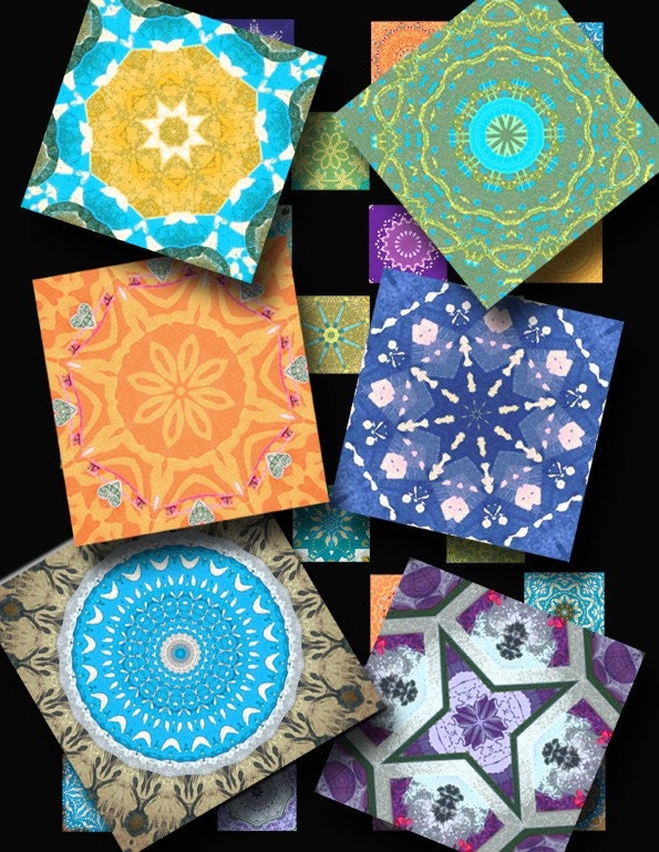 India Inspires Scrabble Tile Size Digital Collage Download $2.99