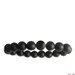 Matte Black Onyx bracelet for men