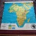 Vintage Africa Pulldown School Map